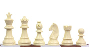 Pièces d'échecs en plastique Staunton, noires et blanches de taille 6 (roi 95mm)