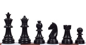 Pièces d'échecs en plastique Staunton, noires et blanches de taille 6 (roi 95mm)