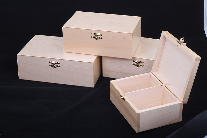 Boîte de rangement en bois naturel pour pièces d'échecs de taille 5 (un roi de 90 mm) - Boîte de rangement en bois naturel pour pièces d'échecs de taille 5 (un roi de 90 mm)