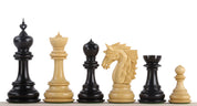 Pièces d'échecs Dubliner Montgoy  Ebony en bois d'ébène et de buis - Taille 5,00''