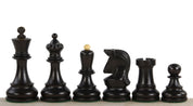 Pièces d'échecs Dubrovnik Ebonized en bois de buis naturel et teinté - set de pièces de Taille 3,75''