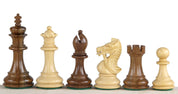 Pièces d'échecs King's Bridal en bois d'acacia et buis  - Taille 3,50''