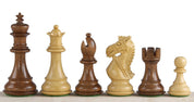 Pièces d'échecs King's Bridal en bois d'acacia et buis  - Taille 3,75''