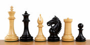 Pièces d'échecs Made in America Ebony en bois d'ébène et buis - Taille 4,00''