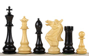 Pièces d'échecs NAPOLEON Ebony en bois d'ébène et de buis - Taille 6,00''