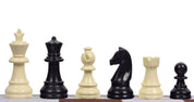 Pièces d'échecs en plastique Staunton, blanches et noires de taille 3 (roi 65mm)