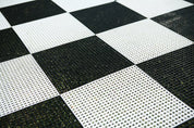 Échiquier Géant en plastique pour jeu d'échecs et dames de jardin et extérieur (Cases 35x35cm)