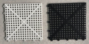 Échiquier Géant en plastique pour jeu d'échecs et dames de jardin et extérieur (Cases 30x30cm)