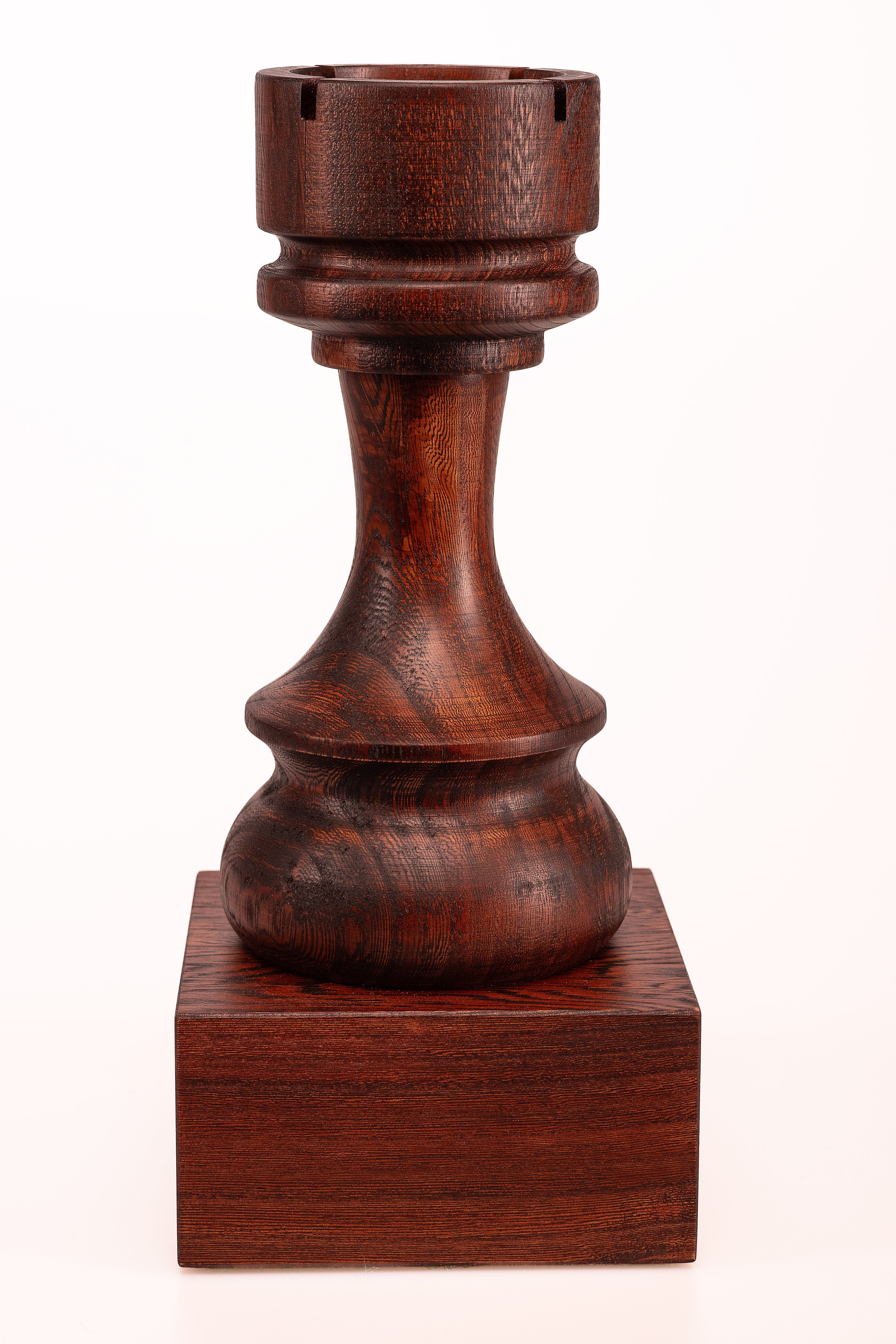 Trophée d'échecs - Tour noire en bois 27cm - Trophée d'échecs - Tour noire en bois 27cm