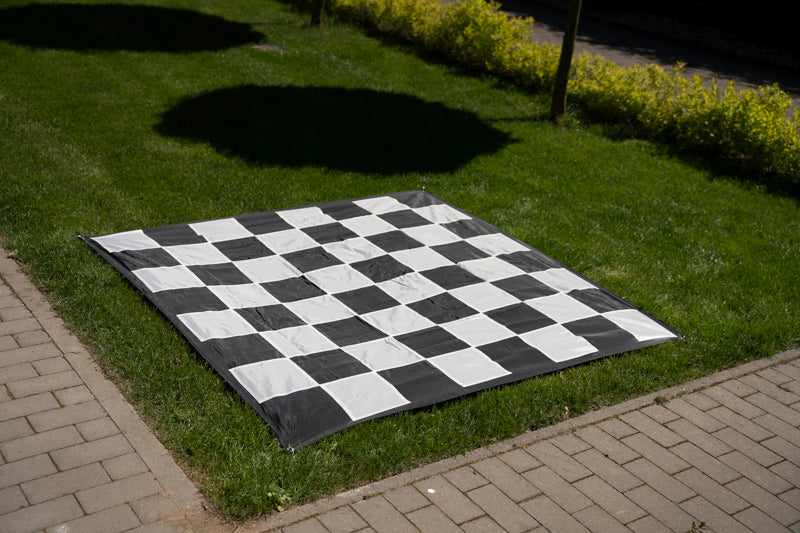Echiquier en nylon pour jeux d'échecs géants jardin et extérieur , cases de 20cm - Echiquier en nylon pour jeux d'échecs géants jardin et extérieur , cases de 20cm