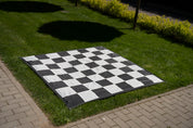 Echiquier en nylon pour jeux d'échecs géants jardin et extérieur , cases de 20cm