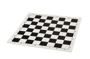 Échiquier roulable vinyle noir - échiquier de tournoi de taille 3