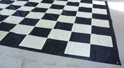 Échiquier Géant en nylon, cases 33x33 cm pour Jeux d'échecs Jardin et extérieur