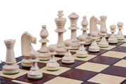 Jeu d'échecs CONSUL en bois de charme, de grande taille (48 x 48cm) - Ensemble Complet