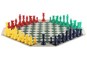 Jeu d'échecs à 4 joueurs - Ensemble complet en format souple
