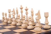 Jeu d'échecs DE CLUB en bois de charme, de grande taille (48 x 48cm) - Ensemble Complet