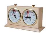 Pendule BHB en bois  claire de grande taille avec un support - Pendule traditionnelle mécanique